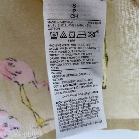 Old Navy Safari Cami Top Tank with Giraffes, Flamingo, Zebra, Flamingo Small - Picture 5 of 7